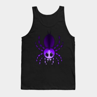 Colorful Cartoon Tarantula (Purple) Tank Top